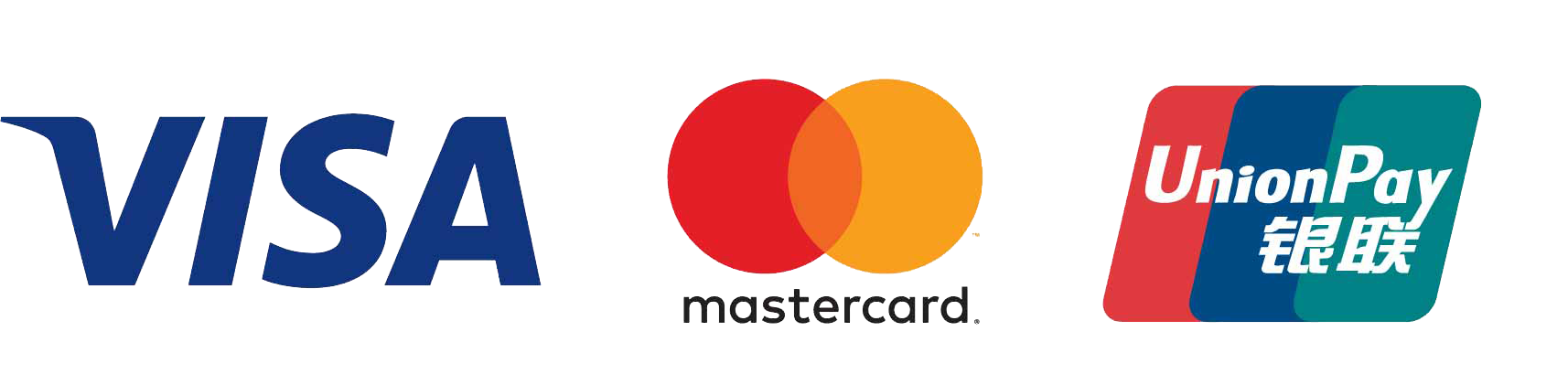 Accepted cards
